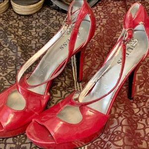 Used Guess slingback heels size 9
